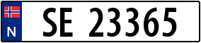 Truck License Plate